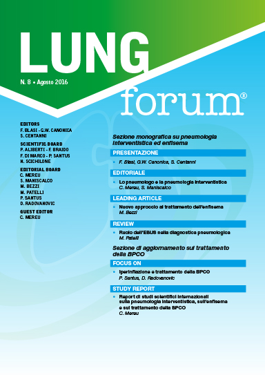 LUNG FORUM N. 8 – Agosto 2016