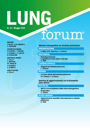 LUNG FORUM N. 12 - Maggio 2018