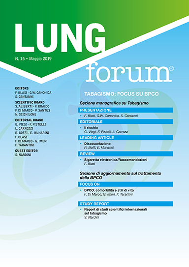 LUNG FORUM N. 15 – Maggio 2019