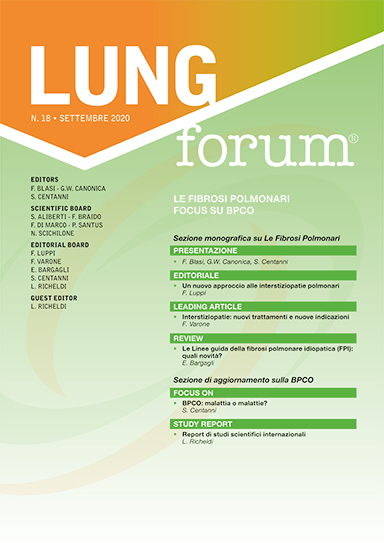 LUNG FORUM N. 18 – Settembre 2020