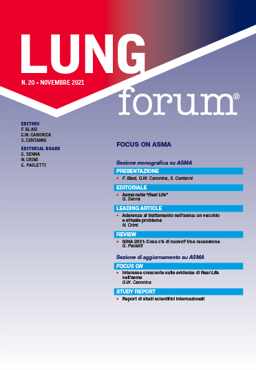 LUNG FORUM N. 20 - Novembre 2021