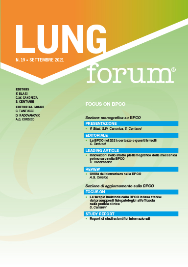 LUNG FORUM N. 19 - Settembre 2021